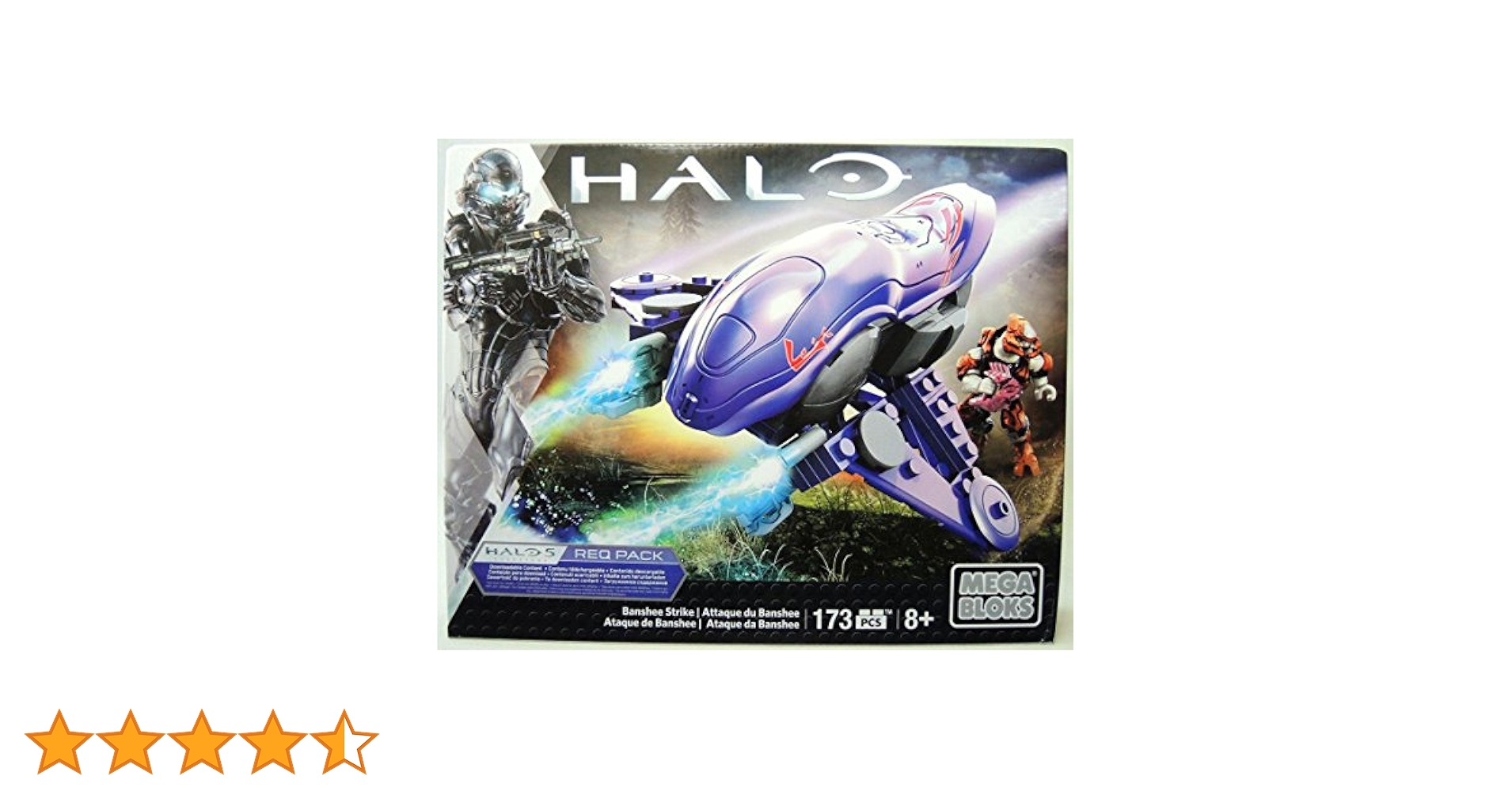 その他 Mega Bloks?Halo Banshee Strike Building Set MEGA BLOKS HALO Banshee Strike CNG65 173 Pieces - New in